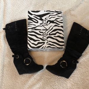 Knee High Suede boots